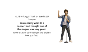 You recently went to a concert and thought one of the singers was very good.